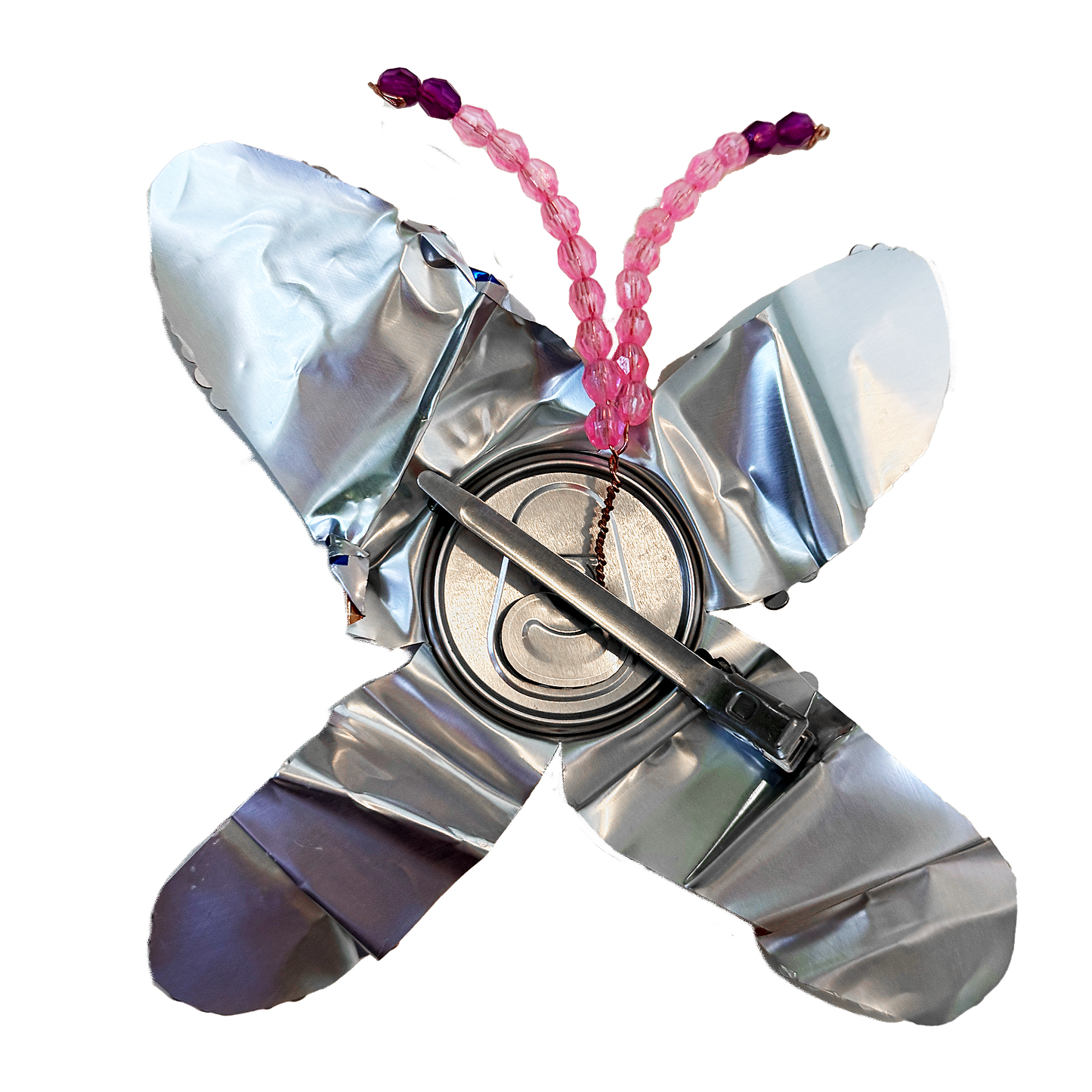 Honey Dipped Butterfly Crystal Can Clip