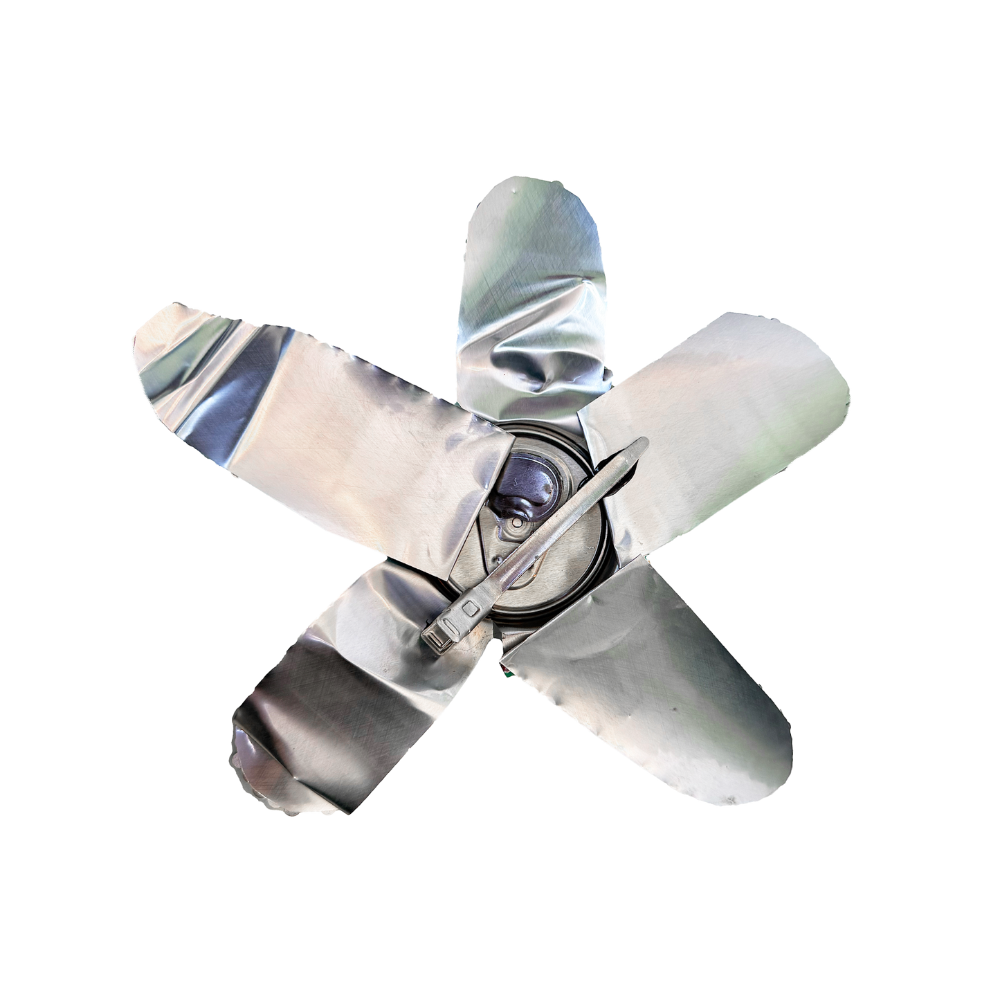 Mint Flower Crystal Can Clip