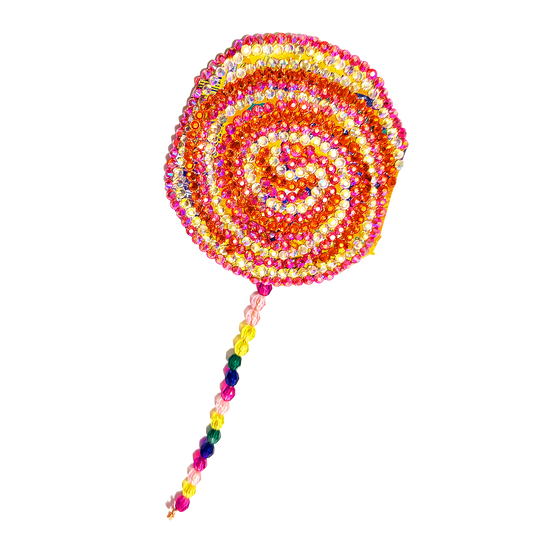 Sugar Lollipop Crystal Can Clip