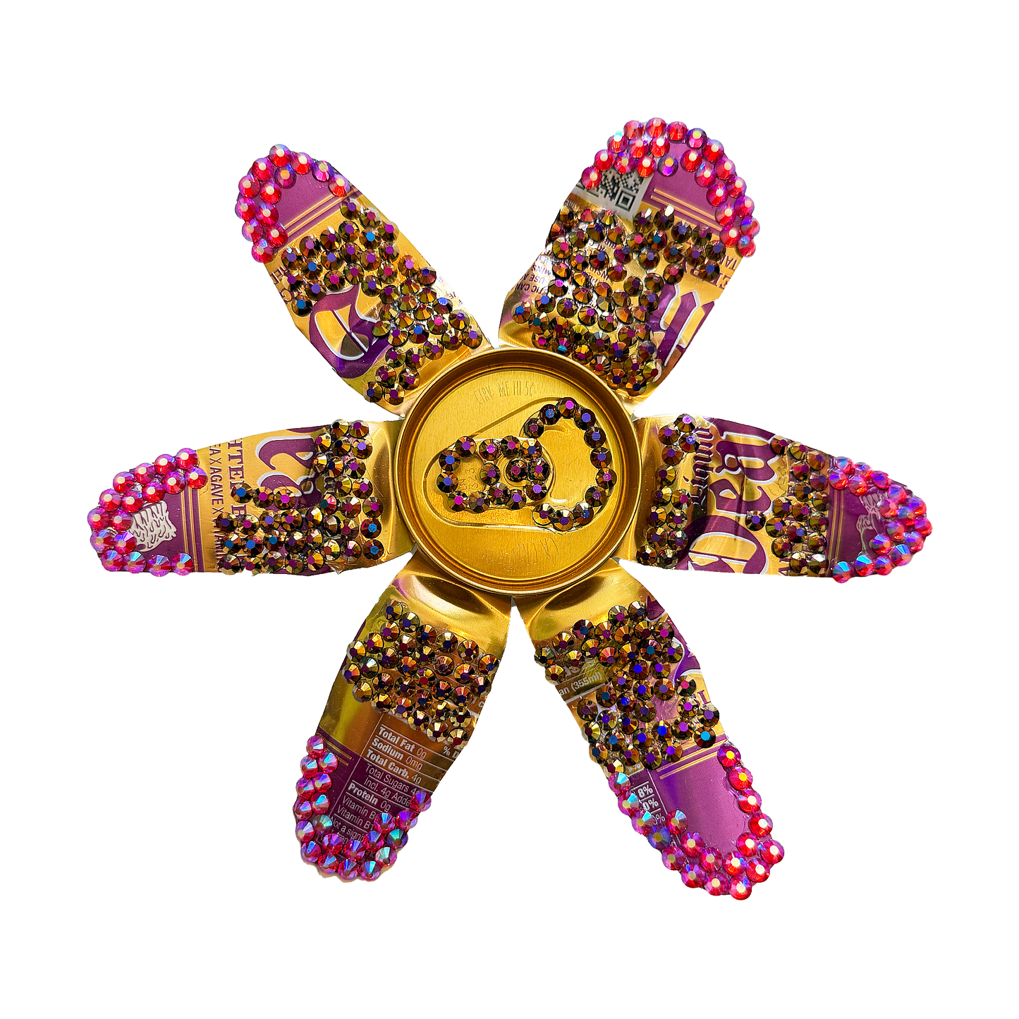 Gold Crystal Can Clip