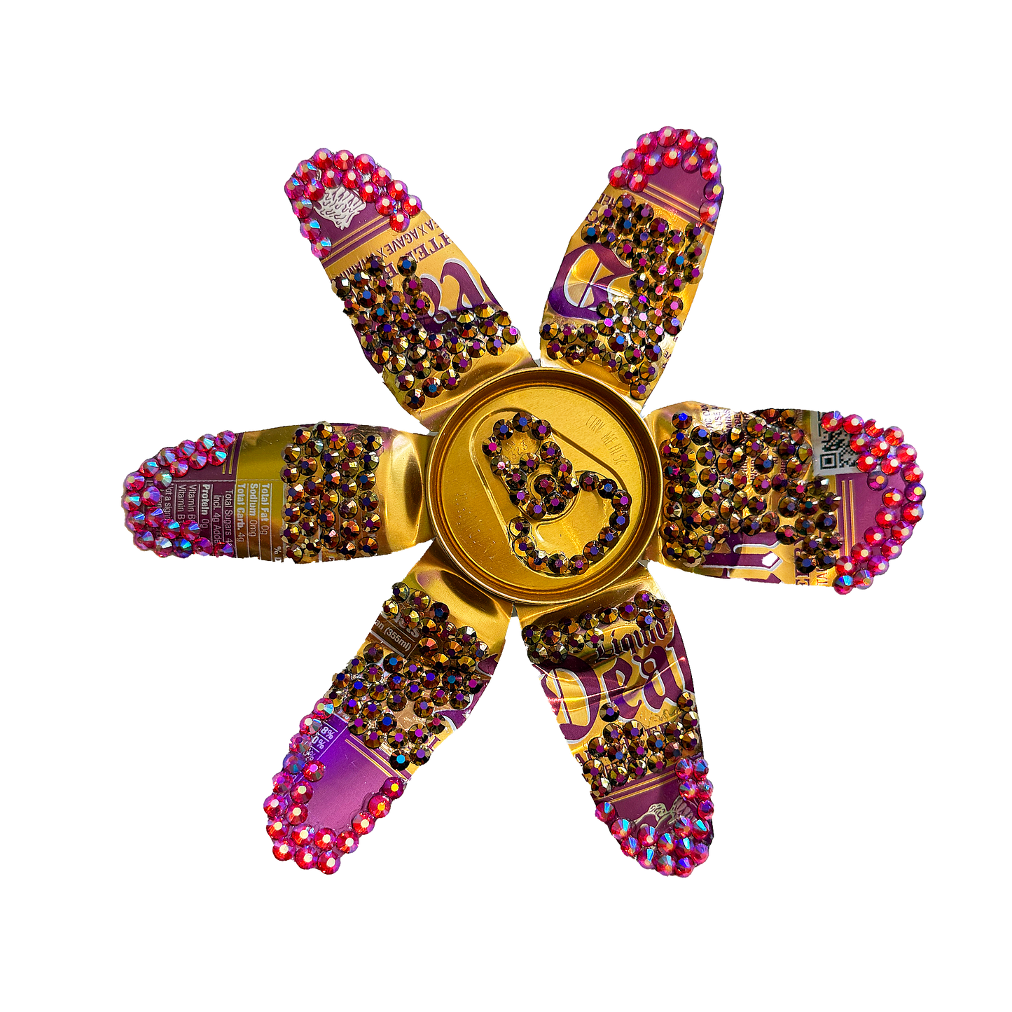 Gold Crystal Can Clip
