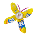 Pineapple Butterfly Crystal Can Clip