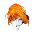 Orange Cream Feather Hat with Can Clip