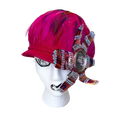 Hibiscus Feather Hat with Can Clip