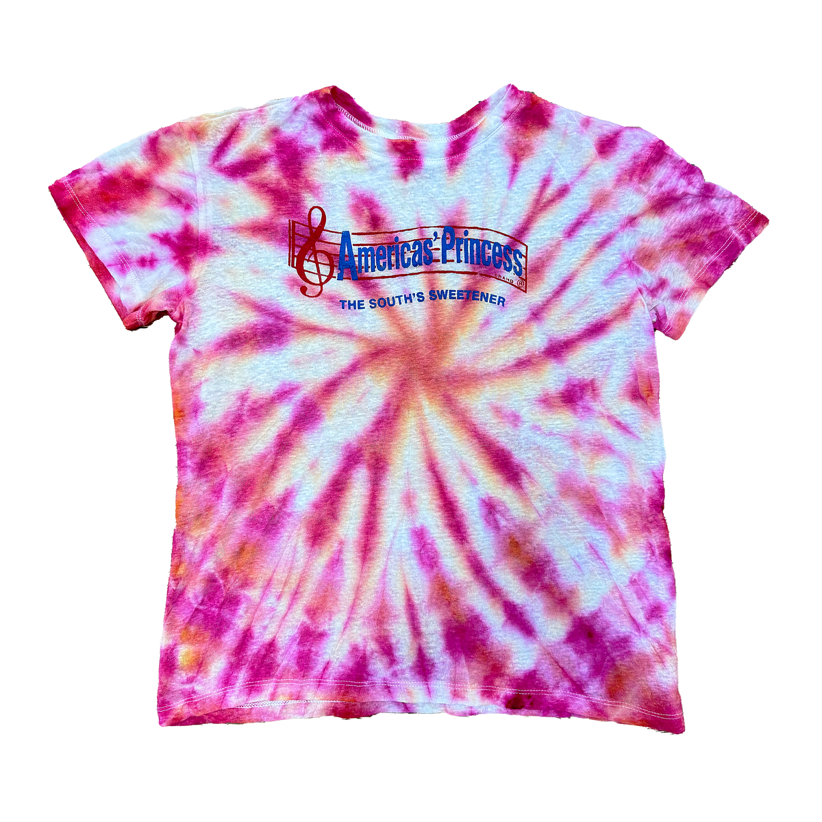 Americas Princess Sweet N Low Tee Tie Dye