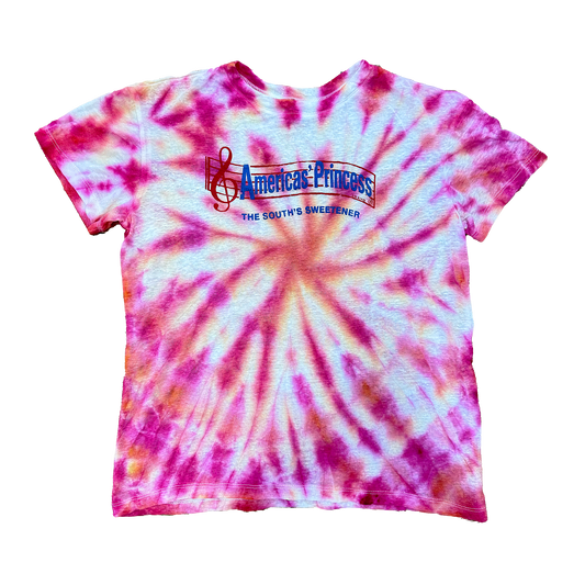 Americas Princess Sweet N Low Tee Tie Dye