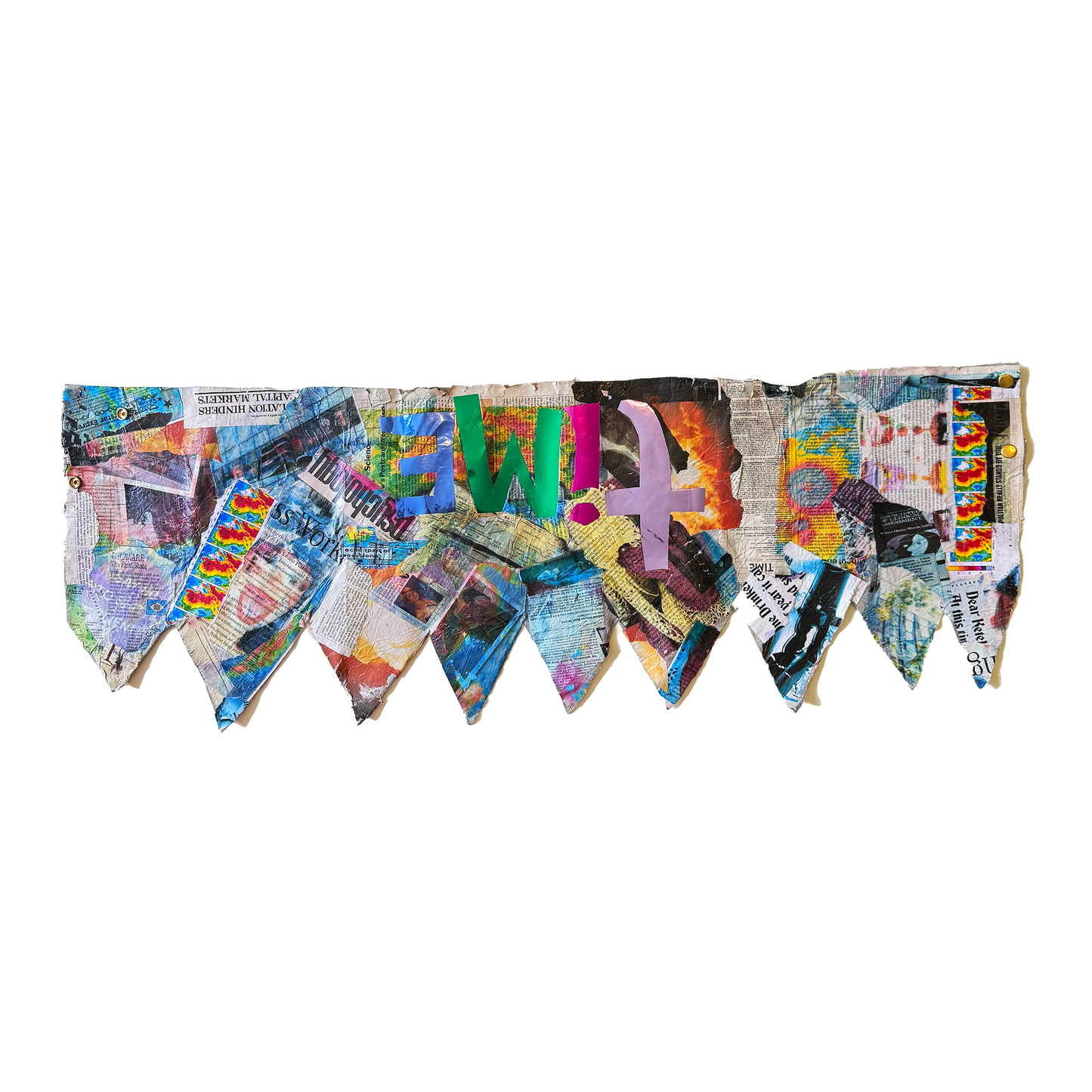 Metallic Time Collage Crown Skirt / Top