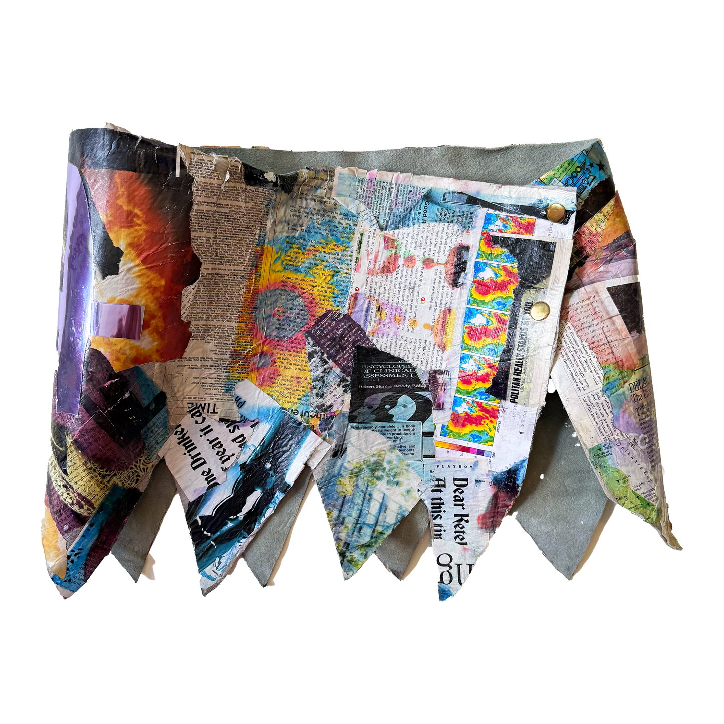 Metallic Time Collage Crown Skirt / Top